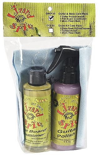 Lizard Spit GBCP01 Guitar and Bass Care Pack with Cloth