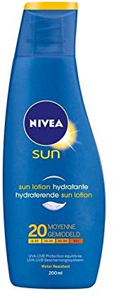 Nivea Sun Feuchtigkeitsspendende Sonnenmilch F20-6er Pack (6 x 200 ml)