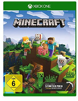 Microsoft Minecraft Starter Collection, Xbox One Jeu vidéo Pack de démarrage Allemand, Anglais Minecraft Starter Collection, Xbox One, Xbox One, Mode Multiplayer, Tout Le Monde de Plus