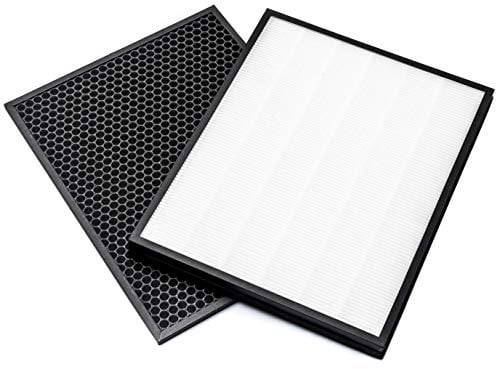 Olimpia Splendid B0846 Kit Filtri Aura di, Antipolvere, HEPA e ai Carboni Attivi, Durata Fino a 2000 Ore, Nero