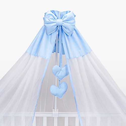 Baby Comfort Dosel de Gasa para guardería o Cuna 370 x 180 cm (Color Azul)