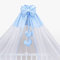 Baby Comfort Dosel de Gasa para guardería o Cuna 370 x 180 cm (Color Azul)