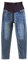 oneforus Maternité Élastique Doux Jeans - Femmes Enceintes Ripped Hole Ajustable Prop Ventre Pantalon Nursing Pantalons en Denim