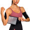 KUMAYES Sweat Arm Bands Trimmer for Women & Men Sauna Arm Slimmer Shaper Compression Sleeves Wraps, Black, Medium