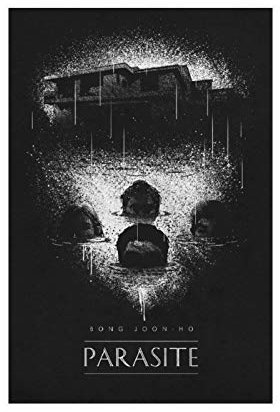 Parasite Kult-Vintage-Filmposter, Leinwand-Kunstdruck, Gemälde für Wohnzimmer, Schlafzimmer, Dekoration, 30 x 45 cm, ohne Rahmen