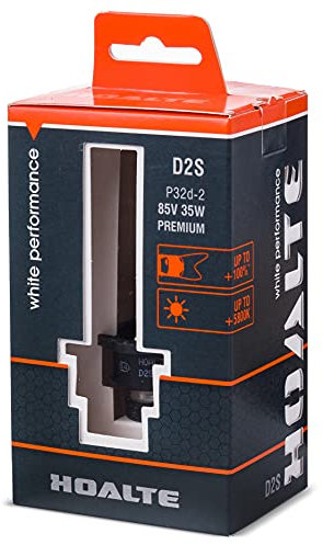 HOALTE D2S Xenon Brenner White Performance 5800K - Scheinwerferlampe D2S Xenon Lampe Auto HID - Brenner Ersatzbirne 2 Stücke