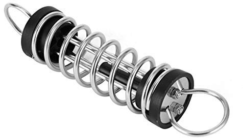 KIMISS Molla di Ormeggio Molla di Attracco Linea Ormeggio per Ancoraggio Barche in Acciaio Inossidabile Hardware Marino Multifunzionale Ammortizzante a Molla per Yacht Gonfiabile per Kayak 6 X 300MM