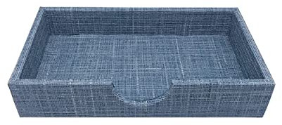 MARIPOSA Serviettenbox für Handtücher, Heidekraut, Blau