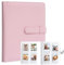 128 Taschen Fotoalbum für Fujifilm Instax Mini LiPlay 11 12 9 8+ 8 7S Sofortbildkamera/Mini LINK2 Drucker, für Polaroid SnapTouch PIC-300 Z2300 Mint Zip Sofortbildkamera Drucker (Pink)