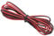 Vrabocry 32.8ft/10m 22AWG LED Streifen Lichtband Elektrisch Verlängerungskabel 2 polig Rot Schwarz Stand Anschluss Kabel Schnur für 3014 5630 Einfarbiges flexibles LED-Band Seil
