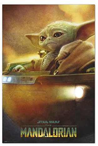Grupo Erik Poster Star Wars The Mandalorian - Grogu Pod Wanddeko 61 x 91,5 cm