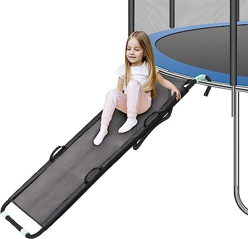 RUTAVM Accessories for trampoline Trampoline Slide, Safe Width Trampoline Slide With Handle And Tear Resistant Fabric, Suitable For Trampoline Accessories Protective net jumping