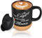 Belillpipi Mama Tasse - Geschenk für Frauen, Geburtstag, Muttertag - Beste Mama Tasse Mit Spruch, Kaffeetasse für Weihnachten - Porzellan (Schwarz)