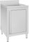 SKM Mobiletto da Cucina con Lavandino in Acciaio Inox 60x60x96 cm (Weight-25KG)