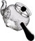 TOPBATHY Tea Teapot Strainer 260ml Heat Resistant Glass Kettle for Hot Tea for Present