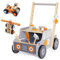 Lauflernwagen Holz, Montessori Spielzeug Werkzeugbank Für Kinder, Baby Lauflernhilfe Holz Und Activity Center, Gehfrei Baby Holzspielzeug, Gehhilfe Holz