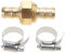 2 Stück Metall Schnellverbinder Wasseradapter Duscharmatur Duschschlauch Garten Bewässerungszubehör