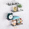 Lineshading Stecktafel-Regale, 25,4 x 10,2 cm, Metall-Stecktafel-Regalhalterungen, Stecktafel-Zubehör, Wand-Organizer für Bastelraum, Zuhause, Garage, Kinderzimmer, Werkbank, Küche (grau)