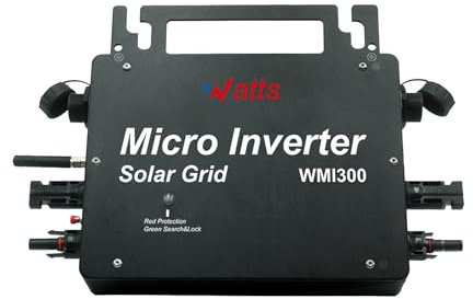 Wonder Full Energy - Micro Onduleur Solaire 300W MPPT - Wi-FI Intégré, Application Smartphone - Étanche IP67, Installation Simple, Énergie Solaire Intelligente pour Maison, Balcon, Toiture, Extérieur