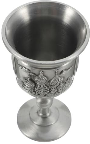 IMIKEYA Metallbecher Mittelalterlicher Trinkbecher Für Vintage-Dekoration Handgefertigter Kupferbecher Mit Detaillierten Schnitzereien Retro-trinkgeschirr Für Tischdekoration Zu Hause