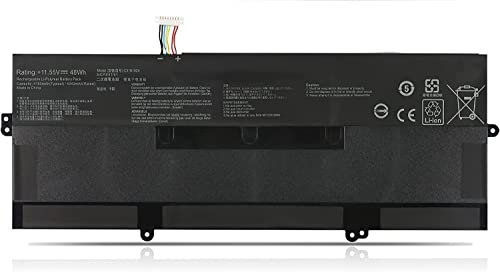 48Wh 4160mAh C31N1824 Battery Compatible for ASUS Chromebook Flip C434 C434T C434TA C434TA-AI0041 C434TA-AI0045 C434TA-AI0095 C434TA-AI0108 DS384T DSM4T DS588T E10013 Series C31PNC1