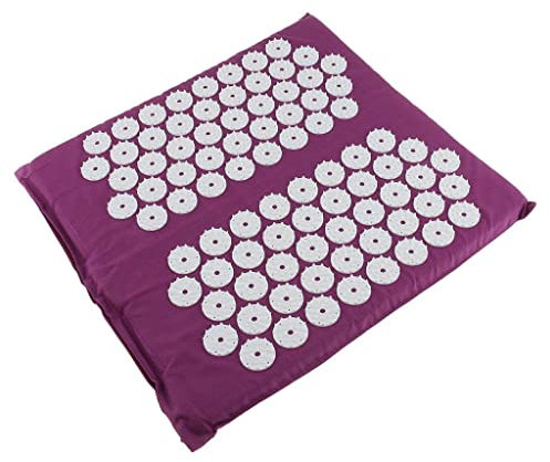 Zialofi Akupressurmatte für Füße 35,5x32cm mit Reflexzonenmassage, Stil #01