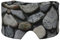 Masque de sommeil avec motif de galets pour adultes, parfait pour les voyages, le camping, la méditation