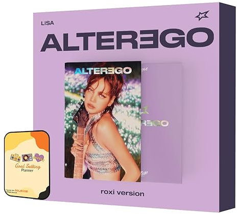 LISA (BLACKPINK) Album - Alter Ego photobook roxi ver.+Pre Order Benefits+BolsVos Exclusive K-POP Giveaways Package