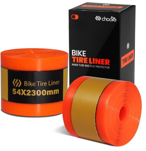 Chooee Cinta de protección antipinchazos para neumáticos de bicicleta (anchura de 54 mm), cubierta para neumáticos de bicicleta de carreras, compatible 16/20/24/26/27,5/29 x 2,4-3,0