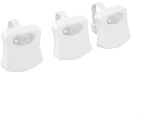 Motion Sensor LED Toilet Night Light With 16 Colour Options For Bathroom Lighting(3pcs)