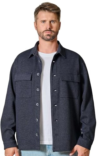 Venti Hemdjacke Uni Blau 56