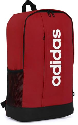 adidas Unisex LINEAR BACKPACK, active maroon/white, One size