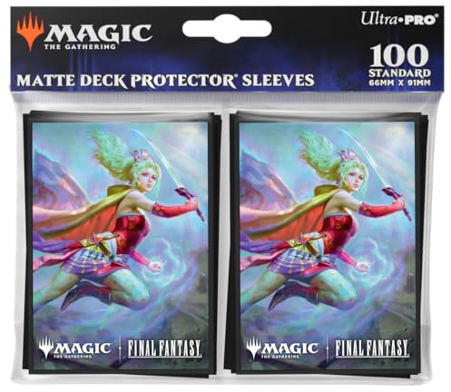 Ultra PRO - Final Fantasy x Universes Beyond Terra, Herald of Hope (Commander) 100ct Deck Protector Sleeves for Magic: The Gathering | Trading Card Accessories, Collectible Card Game Gear