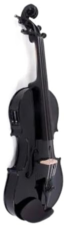 violín De Madera Violín Eléctrico De 5 Cuerdas Negro Instrumento De Cuerdas 4/4 Profesional