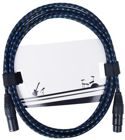 LRXIYODE Xlr Cable Pin Xlr Cord Male to Female Microphone Wire with Noise Reduction for Audio for Speakers Guitars Recording Studios