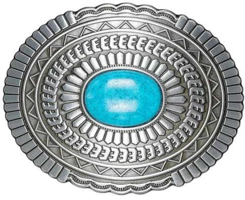 STARS & STRIPES Western Gürtelschnalle GS-607 – Cowboy Buckle aus Metall, für Wechselgürtel, Ranch- & Western-Style