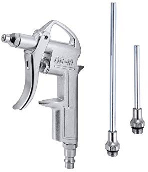BenBow 10x Luftblaspistole Classic mit 2 Düsen – Druckluft Ausblaspistole für schnelles Trocknen und Blasen - Schnellkupplung - Druckluft Zubehör