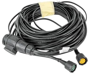 MANTES Faisceau électrique 8m prise 13 broches avec deux baïonnettes 8 broches et dérivation pour feux de gabarit 12V installation câblage éclairage pour remorque utilitaire