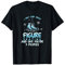 Ice Skater I Only Sorgfalt über Eiskunstlauf Roller Derby T-Shirt