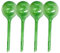 EWENYS 4 Pack Plant Self Watering Bulbs, Ø 8cm Aqua L Size, Self Watering Globes for Holiday Plant Watering,Self watering system for your plants up to 2 weeks Drip Irrigation Device (Green)