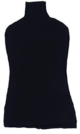 Scicalife Schneiderpuppe, Baumwolle, Stoff, für Damen, Topmodell, Decke, Zubehör, Kleid, Form des Oberkörpers, für Dummy (schwarz)