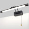LED Applique Parete Lampada 40cm 8W Illuminazione Specchio da Bagno IP44 3000K Nero Regolabile Braccio Luce Dell'immagine Luci Lettura Comodino Interni Applique Da Parete Con Tirare l'interruttore