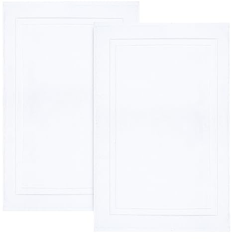 Infinitee Xclusives Cotton Bath Mat (86 x 55 cm) - Bathroom Mat - 2-Pack