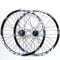 BNDDUP 26/27,5/29 Zoll Aluminiumlegierung Mountainbike Laufradsatz, Scheibenbremse, Blau