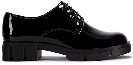 Clarks Teala - Zapatos de piel con cordones en color negro, talla 5.5