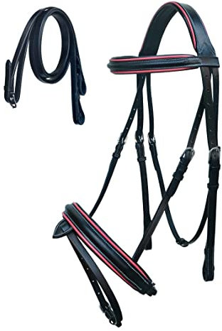 CHALLENGER Horse English Horse English Allzweck-Trail Pleasure Leder Zügel rosa 803AX09PK-F