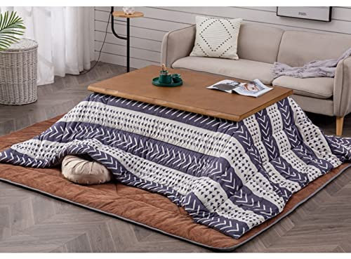 Kotatsu Japanischer Ofentisch Kotatsu Heiztisch Tatami Tisch Haus Erker Niedriger Tisch Heiztisch (Color : C, S : 120x80x45cm)