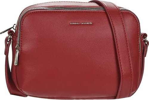 David Jones Crossbody Bag mit 3 Taschen, rot