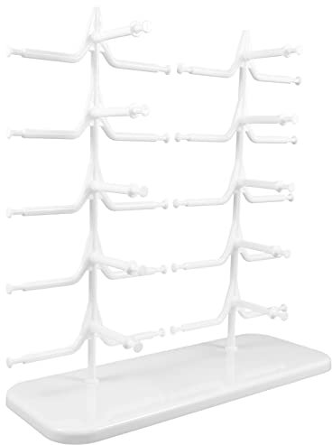 Zerodeko Sonnenbrillenständer Sonnenbrillenhalter Brillenständer Brillengestell Riser Brillenhalter Für Home Shop Hält Zu 10 Paar Weiß