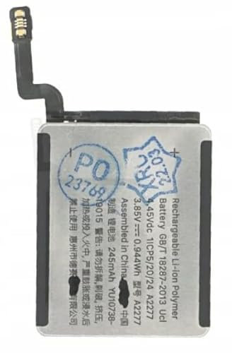 Batteria per Apple Watch 5 40 mm A2277 245 mAh